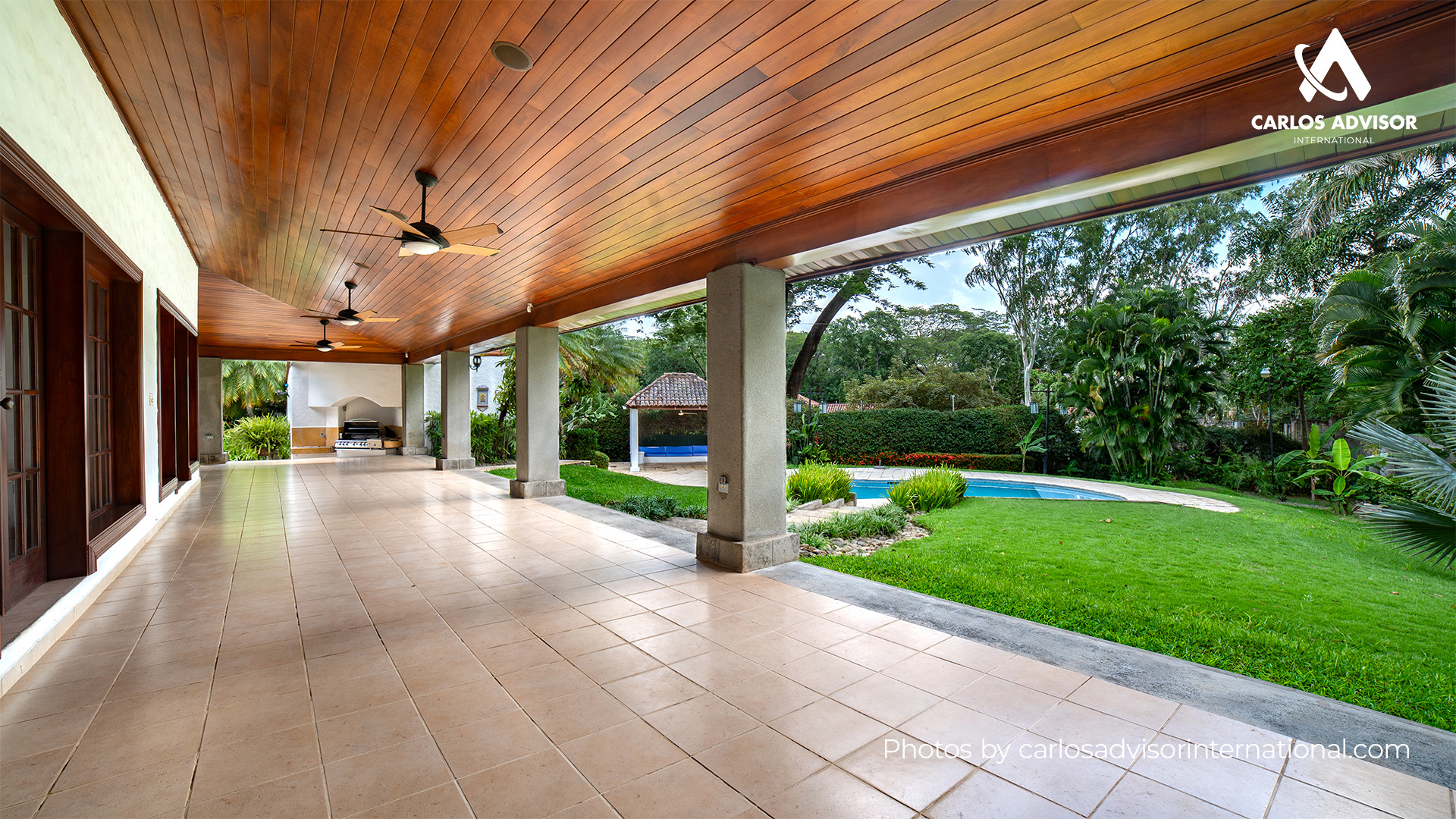 CG-181 – House For Sale on Carretera Sur, Managua, with Pool, Garden, and Spacious Areas
