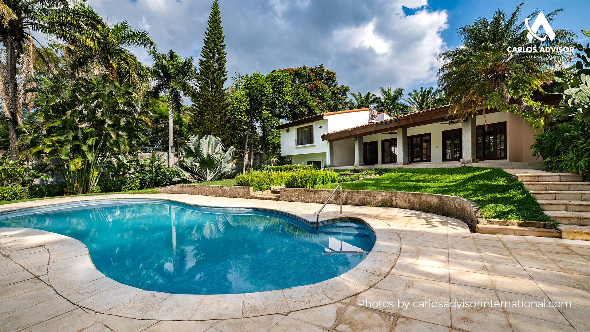 CG-181 – House For Sale on Carretera Sur, Managua, with Pool, Garden, and Spacious Areas