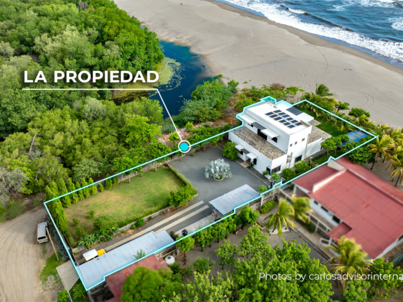 CG-210 – Oceanfront House For Sale in Pochomil Viejo – Nicaragua – Casa Haim
