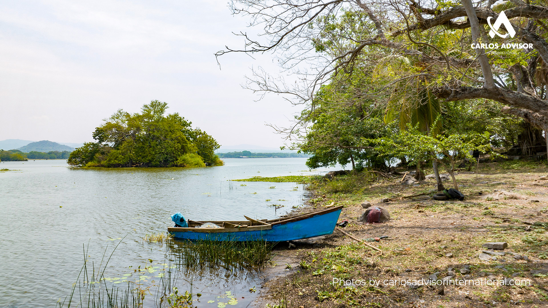 22494 – Private Island for Sale in the Isletas of Granada, Nicaragua | 5 Manzanas with a View of Mombacho Volcano