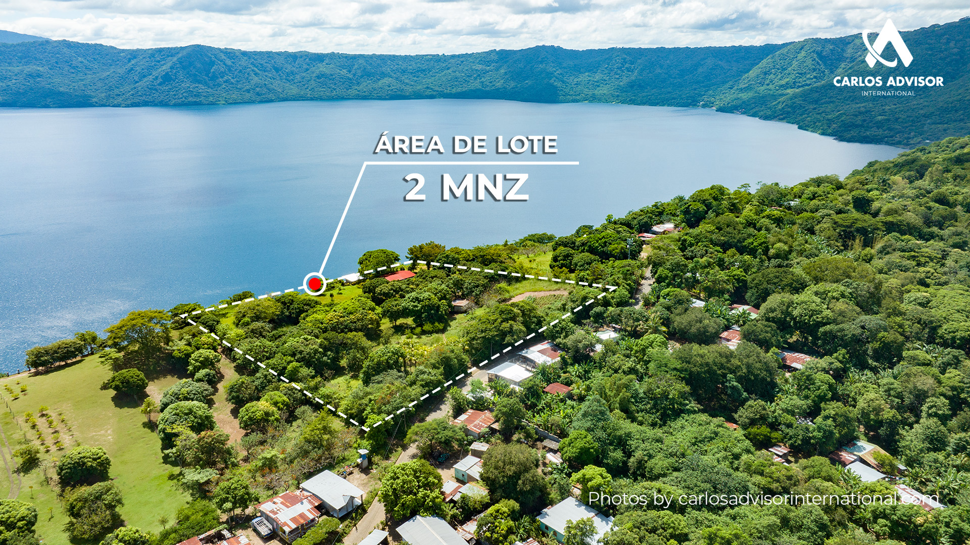 22664 – 2-Manzana Plot Facing Laguna de Apoyo with Spectacular Views.