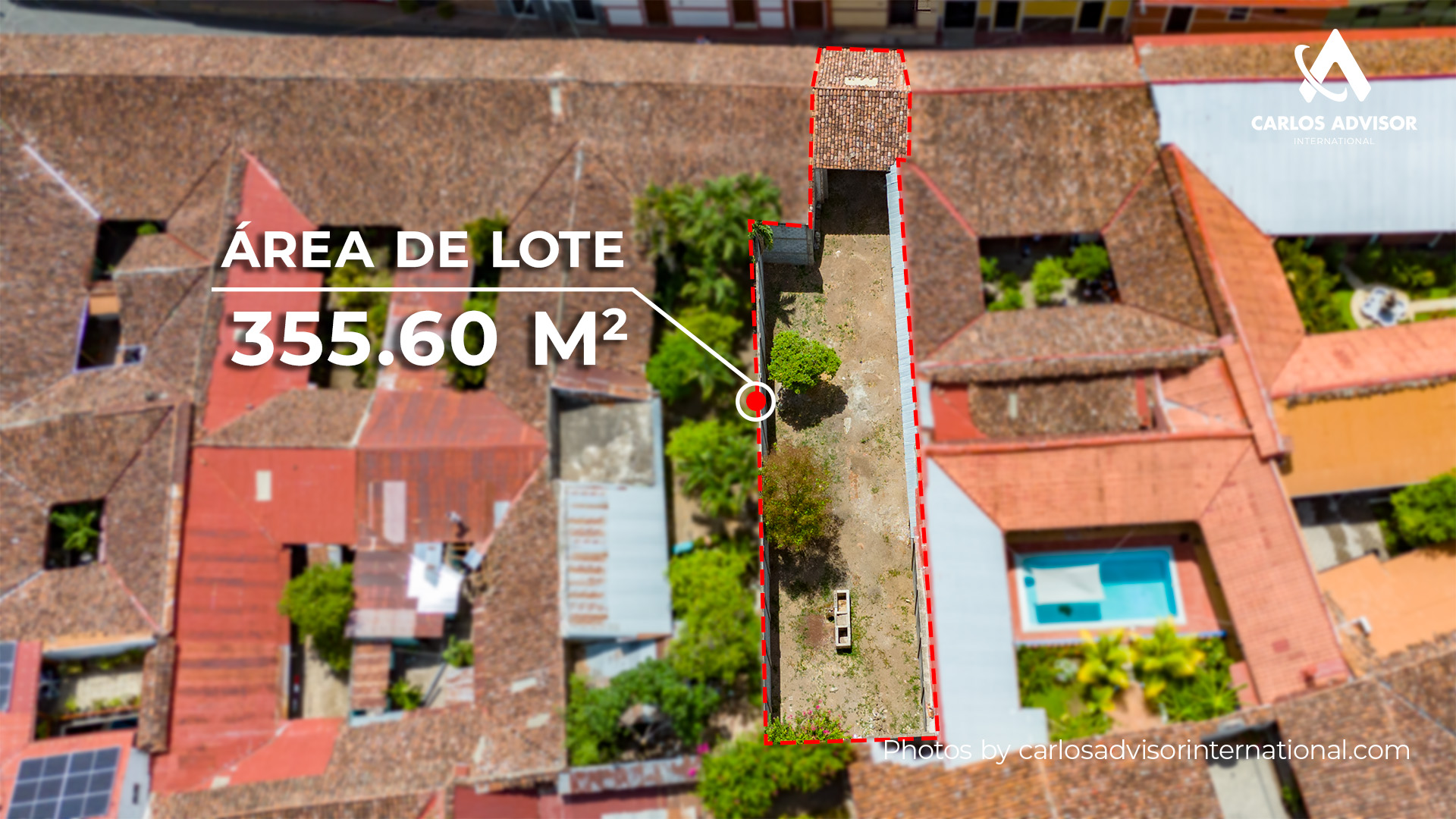 22667 – Lot For Sale in Granada, Nicaragua – Excellent Location on Calle El Palenque.