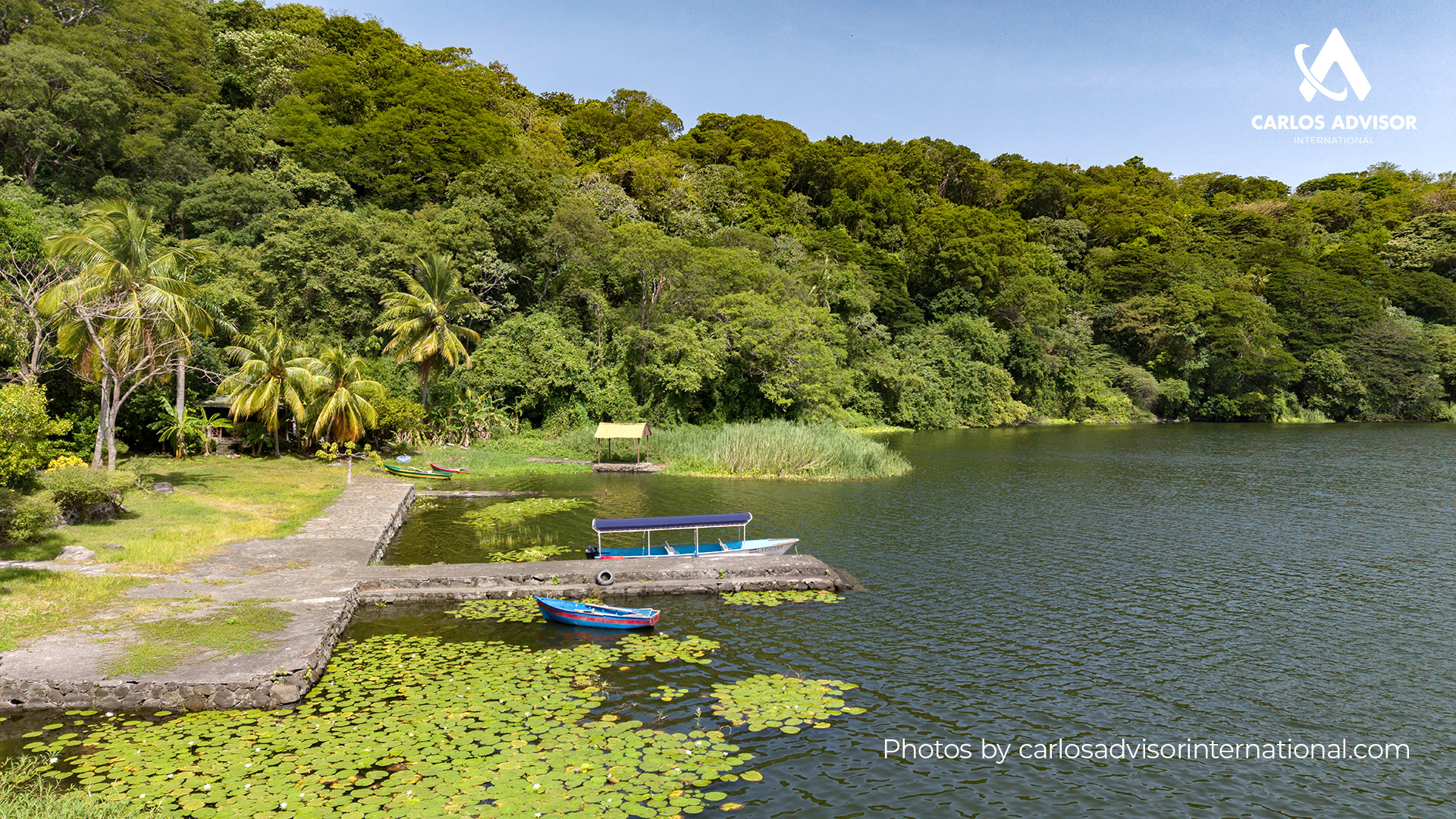 22669 – Lake Cocibolca Waterfront Property For Sale with 1 km of Shoreline and Thermal Lagoons