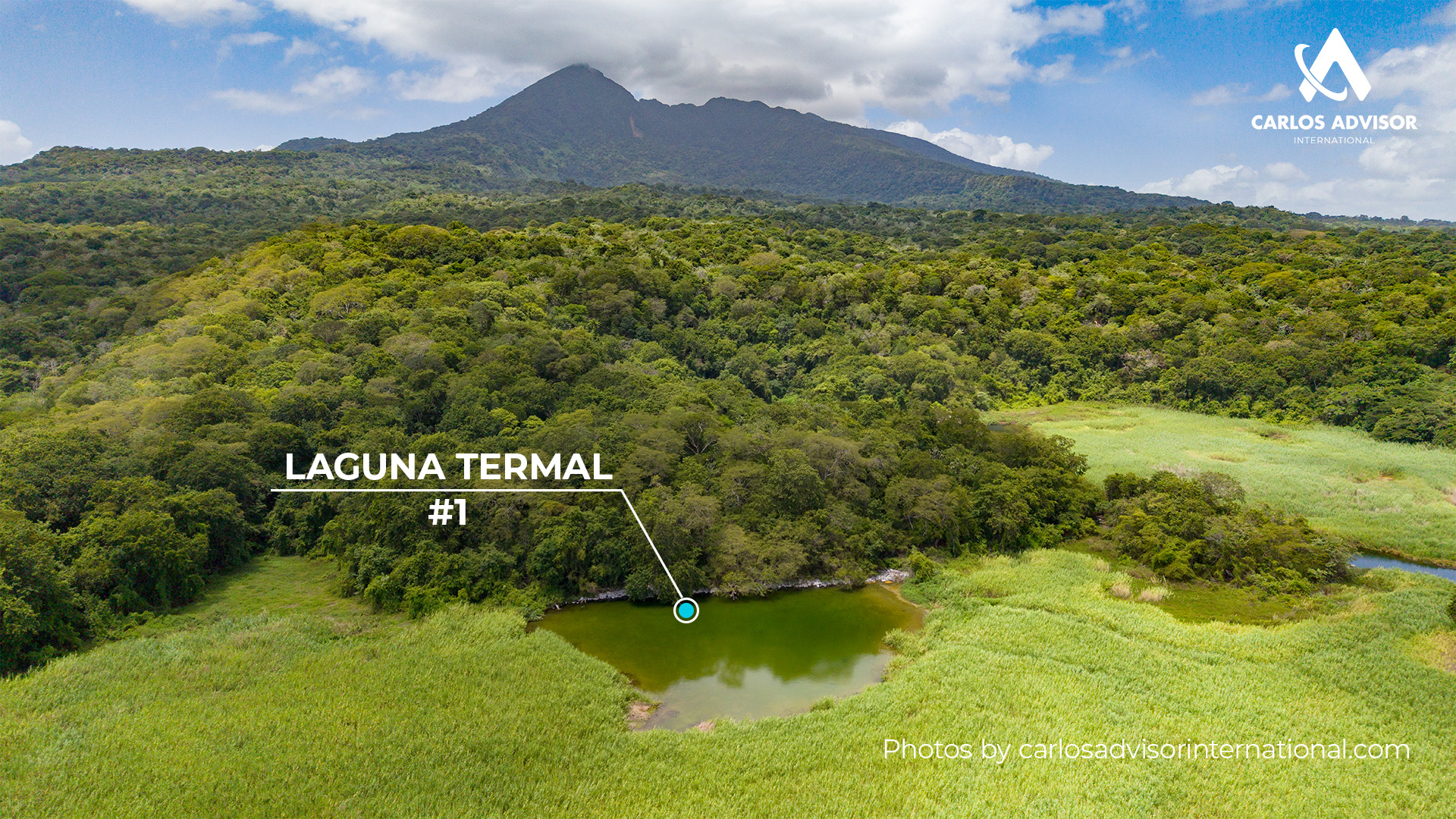 22669 – Lake Cocibolca Waterfront Property For Sale with 1 km of Shoreline and Thermal Lagoons