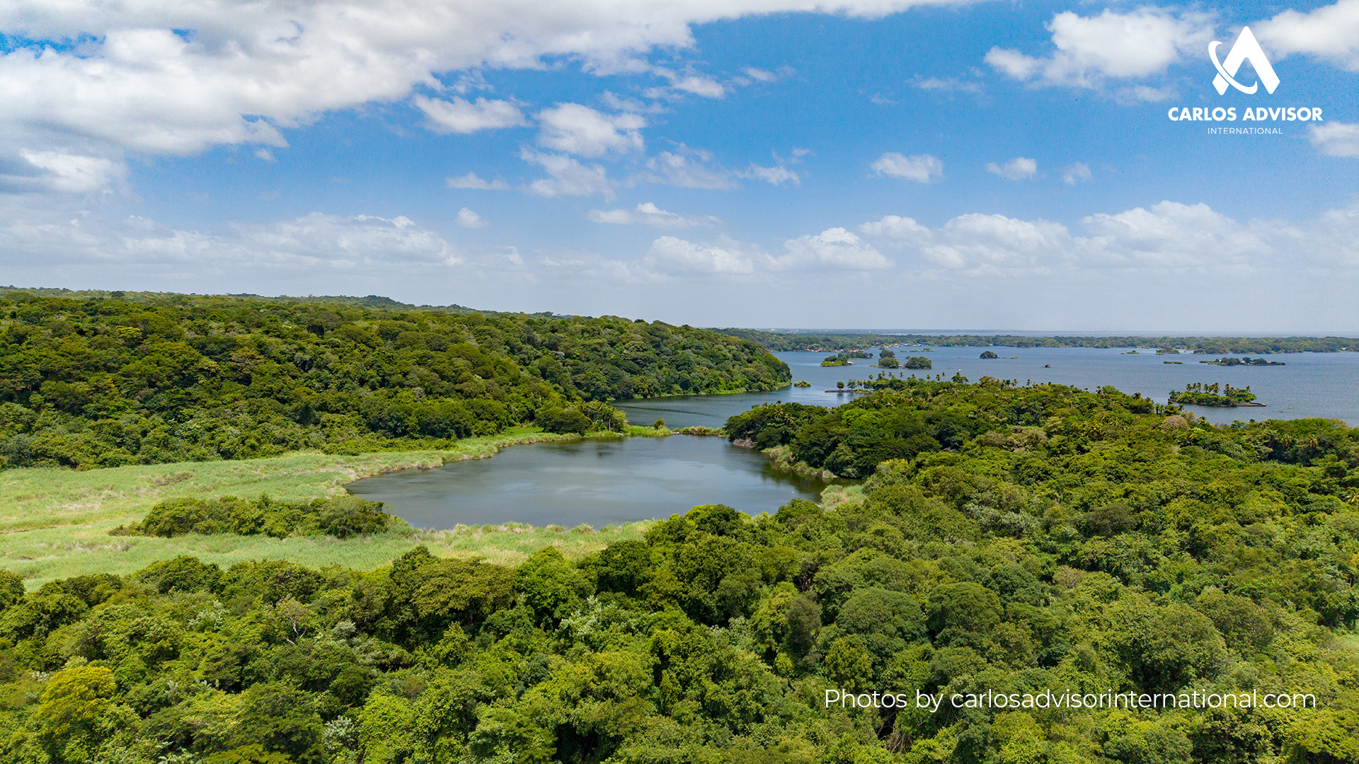 22669 – Lake Cocibolca Waterfront Property For Sale with 1 km of Shoreline and Thermal Lagoons