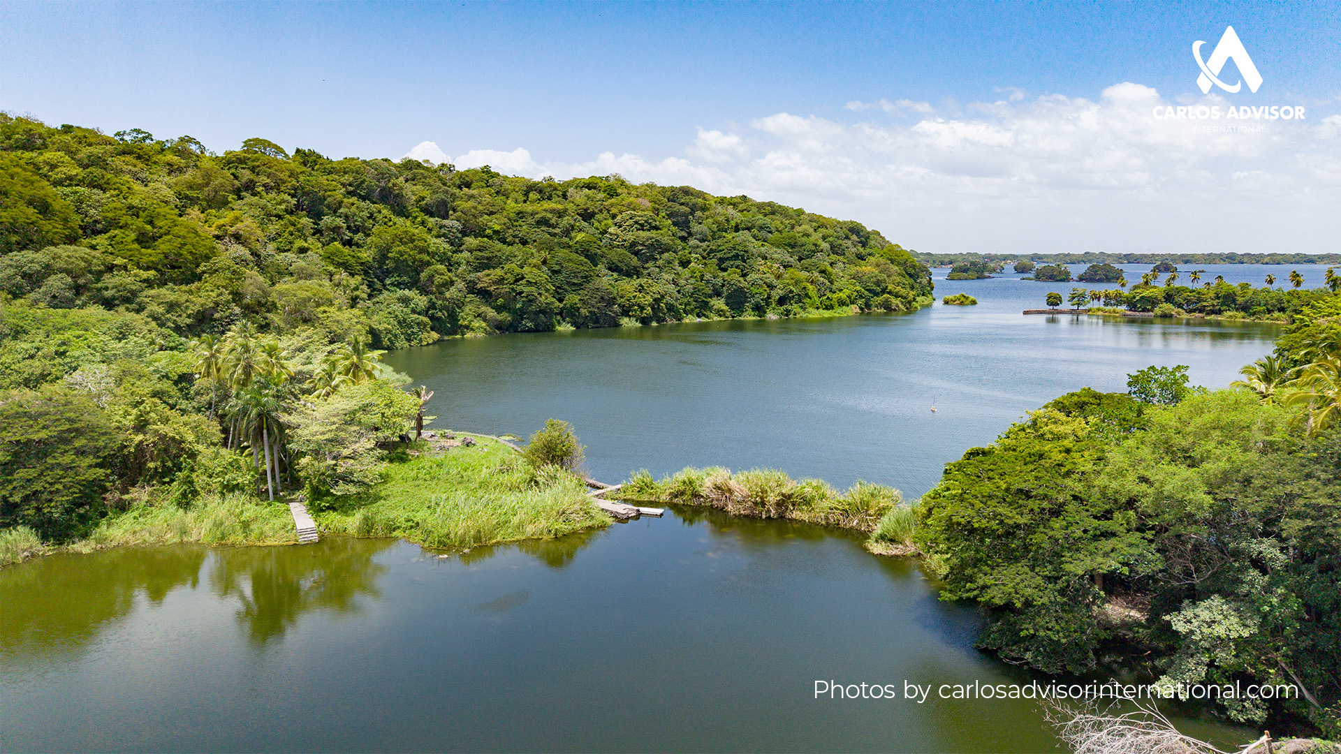 22669 – Lake Cocibolca Waterfront Property For Sale with 1 km of Shoreline and Thermal Lagoons